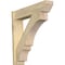 Ekena Millwork Balboa Slat Rough Sawn Outlooker, Douglas Fir, 8"W x 36"D x 36"H OUT08X36X36BOA06RDF - alternate 1
